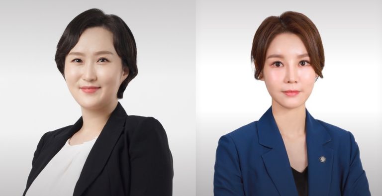 '법무법인 주원'의 박지영 변호사, 태연법률사무소의 김태연 변호사. /로톡 DB