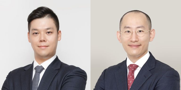 '법무법인(유) 에이스'의 옥민석 변호사, '법무법인 시월'의 류인규 변호사. /로톡DB