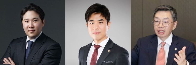(왼쪽부터) 서울종합법무법인의 서명기 변호사, 더프렌즈 법률사무소의 이동찬 변호사, 김현 대한변호사협회 전 회장. /로톡 및 로톡뉴스 DB