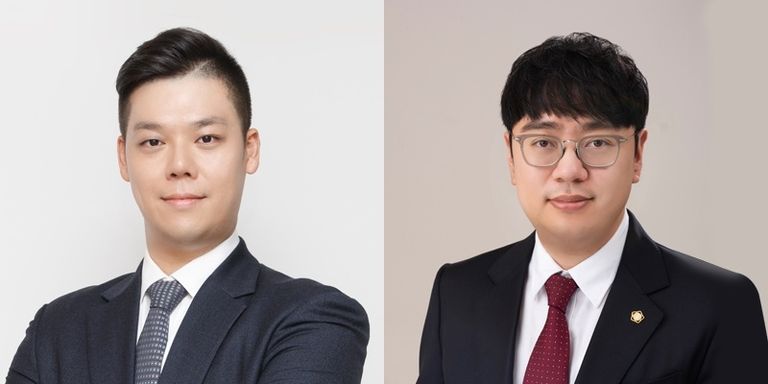 (왼쪽부터) 법무법인(유) 에이스의 옥민석 변호사, 법률사무소 중현의 지세훈 변호사. /로톡DB