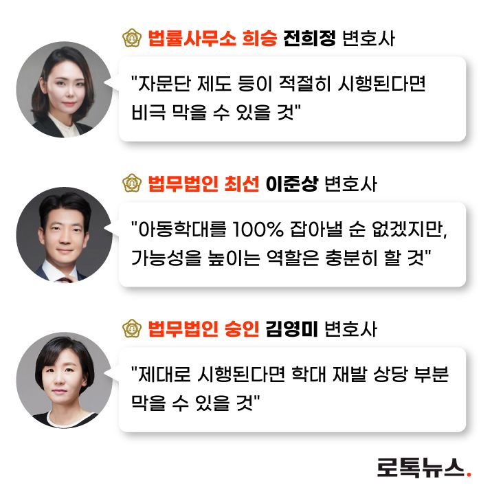 아동학대 종합계획을 본 변호사들의 의견. /그래픽=조소혜 디자이너