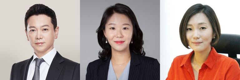 법무법인 혜안의 신동호 변호사, 법무법인 방향의 이지선 변호사, 법무법인 고원 수원분사무소의 이지영 변호사. /로톡DB