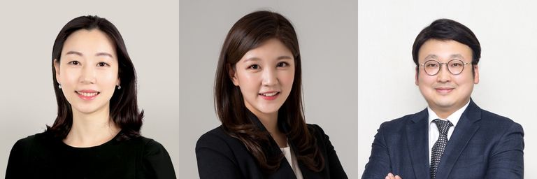 (왼쪽부터) '법무법인 해자현'의 조은결 변호사, '법무법인(유) 한별'의 강민주 변호사, 'PD&LAW 법률사무소'의 한상훈 변호사. /로톡 DB
