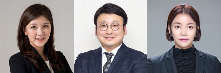 (왼쪽부터) '법무법인(유) 한별'의 강민주 변호사, 'PD&LAW 법률사무소'의 한상훈 변호사, 법률사무소 로엔리의 이지윤 변호사. /로톡DB