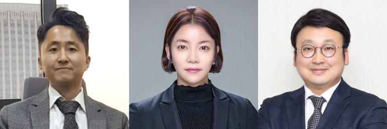 (왼쪽부터) '법무법인 율원'의 강진석 변호사, '법률사무소 로엔리'의 이지윤 변호사, 'PD&LAW 법률사무소'의 한상훈 변호사. /강진석 변호사 제공⋅로톡 DB