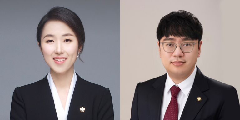 '법무법인 세창'의 추선희 변호사, '법률사무소 중현'의 지세훈 변호사. /로톡DB