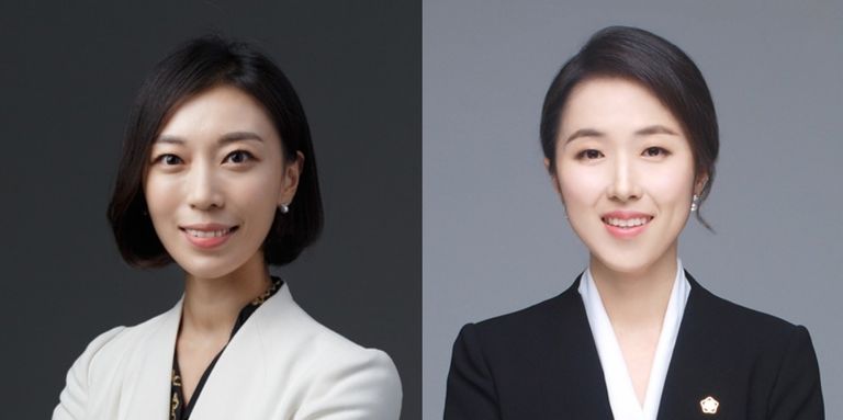 '법무법인 태율'의 조연빈 변호사, '법무법인 세창'의 추선희 변호사. /로톡DB