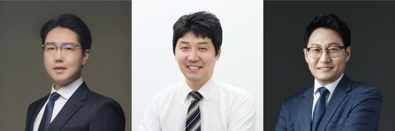 (왼쪽부터) '유승종합법률사무소'의 신동희 변호사, '법률사무소의 나온'의 정병주 변호사, '제이앤유파트너스 법률사무소'의 엄진 변호사. /로톡DB