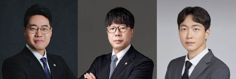 (왼쪽부터) '법무법인 비츠로'의 정현우 변호사, '법무법인(유) 강남'의 이필우 변호사, '김현귀 법률사무소'의 김현귀 변호사. /로톡뉴스 DB