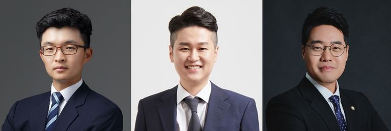 (왼쪽부터) '법률사무소 수훈'의 박도민 변호사, '서울종합법무법인'의 류제형 변호사, '법무법인 비츠로'의 정현우 변호사. /로톡·로톡뉴스DB