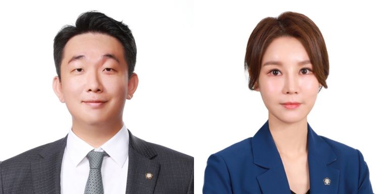 '법률사무소 파운더스'의 하진규 변호사, '태연 법률사무소'의 김태연 변호사. /로톡DB
