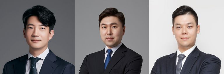 '법무법인 최선'의 이준상 변호사, '법률사무소 확신'의 황성현 변호사, '법률사무소 에스제이파트너스'의 옥민석 변호사. /로톡뉴스DB·로톡DB