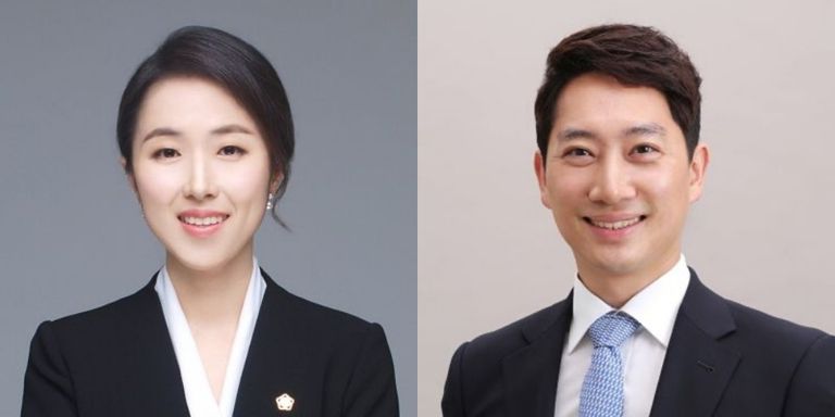 '법무법인 세창'의 추선희 변호사, '법무법인 온세상'의 설현섭 변호사. /로톡DB⋅로톡뉴스DB