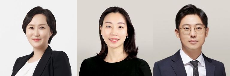(왼쪽부터) '법무법인 주원'의 박지영 변호사, '법무법인 해자현'의 조은결 변호사, '법무법인 명재'의 김성훈 변호사. /로톡DB⋅로톡뉴스DB