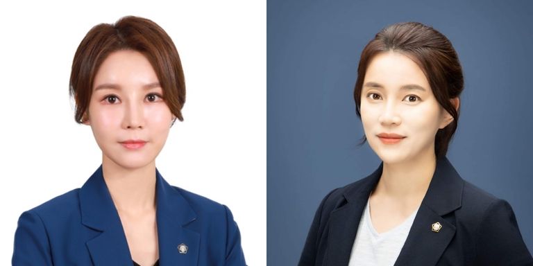 '태연 법률사무소'의 김태연 변호사, '법률사무소 로엔리'의 이지윤 변호사. /로톡DB·이지윤 변호사 제공