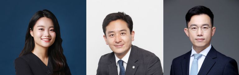 '법무법인 새서울'의 민고은 변호사, '법률사무소 우영'의 박인준 변호사, '법무법인 안심'의 강문혁 변호사. /로톡뉴스DB·로톡DB