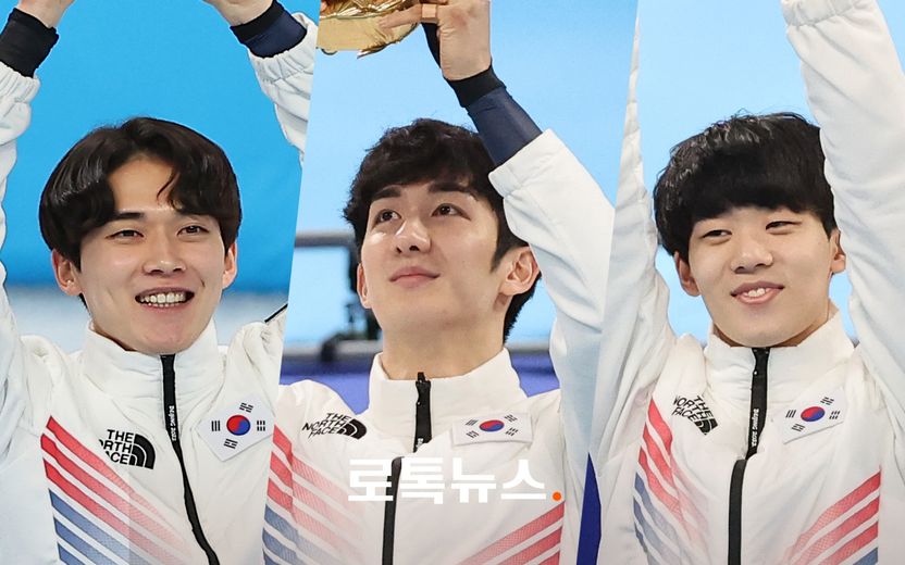 '쇼트트랙의 밤' 금·은메달 쾌거…김동욱·박장혁·이준서 '군 복무' 숙제도 끝냈다 기사 관련이미지