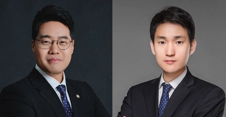 '법무법인 비츠로'의 정현우 변호사, '법률사무소 다원'의 임채후 변호사. /로톡DB
