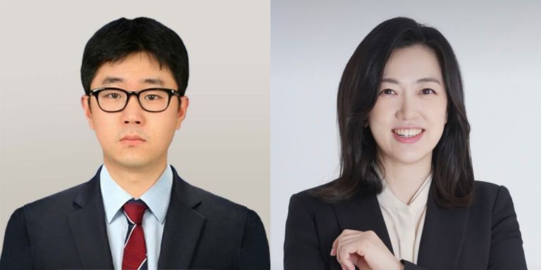 '법률사무소 해늘'의 이진석 변호사, '법률사무소 이원'의 남민지 변호사. /로톡DB