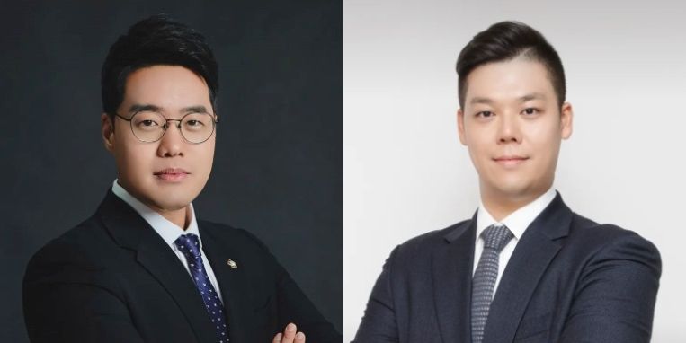 법무법인 비츠로의 정현우 변호사, 에스제이파트너스의 옥민석 변호사. /로톡DB