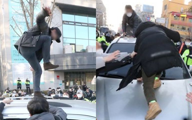 조두순 출소 날, 호송차 올라타고 깨부순 유튜버·격투기 선수 집행유예 기사 관련이미지