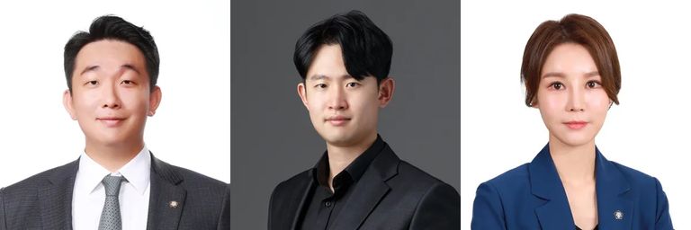 '법률사무소 파운더스'의 하진규 변호사, '뉴로이어 법률사무소'의 김수열 변호사, '태연법률사무소'의 김태연 변호사. /로톡DB