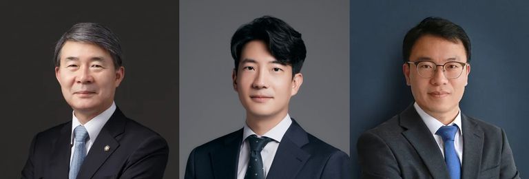 '법무법인 온다'의 김상배 변호사, '법무법인 최선'의 이준상 변호사, '법률사무소 승인'의 오승일 변호사. /로톡DB