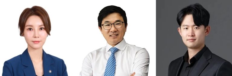 '태연 법률사무소'의 김태연 변호사, '법무법인 한율'의 강동구 변호사, '뉴로이어 법률사무소'의 김수열 변호사. /로톡뉴스DB·로톡DB