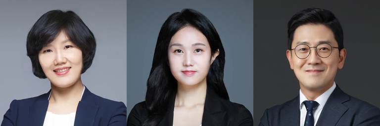 '수앤인 합동법률사무소'의 박수진 변호사, '법무법인 SC'의 서아람 변호사, '법무법인 여기'의 심제원 변호사. /로톡DB