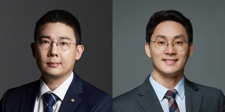 '법무법인 로베이스'의 최승준 변호사, '법무법인 여율'의 박세우 변호사. /로톡DB