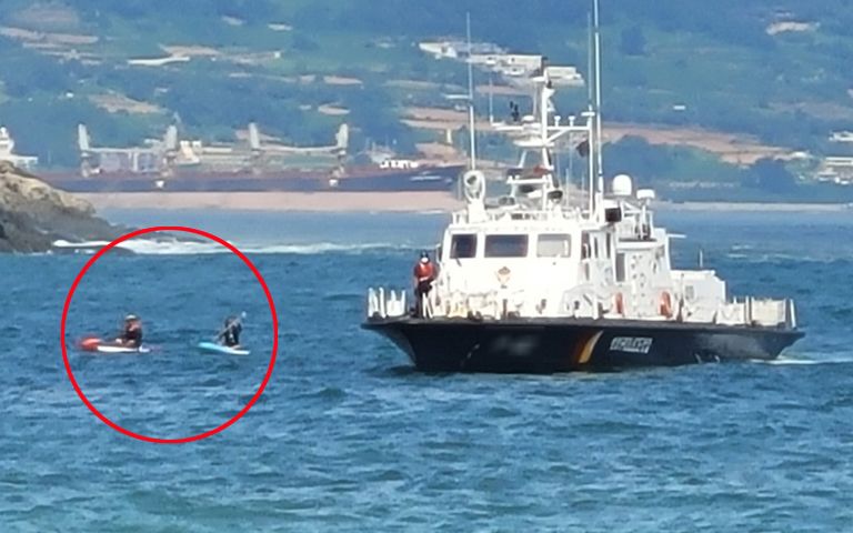 해경에 적발된 A씨 등은 "파도나 바람 상황이 양호해 출입 통제 사실을 모르고 수상레저를 즐겼다"고 말한 것으로 알려졌다. /여수해경