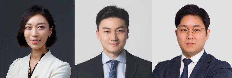 '법무법인 태율'의 조연빈 변호사, '법무법인 LF의 이경민 변호사, 'JY 법률사무소'의 배인순 변호사. /로톡뉴스DB⋅로톡DB