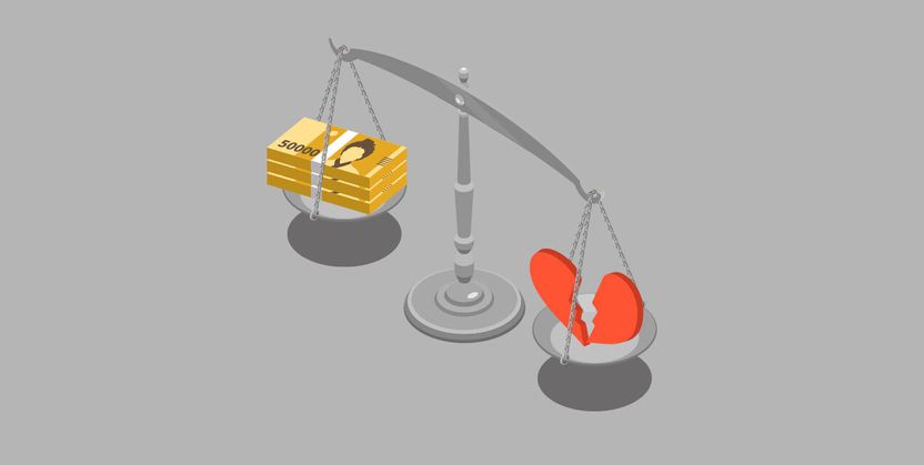 최근 4년간 상간자 위자료 소송 판결 분석…위자료 인정 최고액은 5000만원 기사 관련이미지