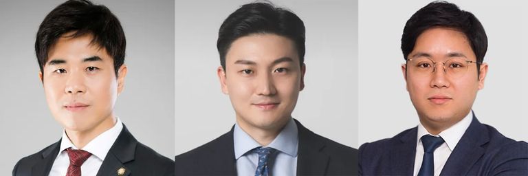'더프렌즈 법률사무소'의 이동찬 변호사, '법무법인 LF'의 이경민 변호사, 'JY법률사무소'의 배인순 변호사. /로톡DB·로톡뉴스DB