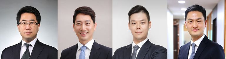 '법무법인 로베리'의 박원연 변호사, '법무법인 영동'의 설현섭 변호사, '에스제이 파트너스'의 옥민석 변호사, '법무법인 문장'의 임원택 변호사. /로톡뉴스DB⋅로톡DB