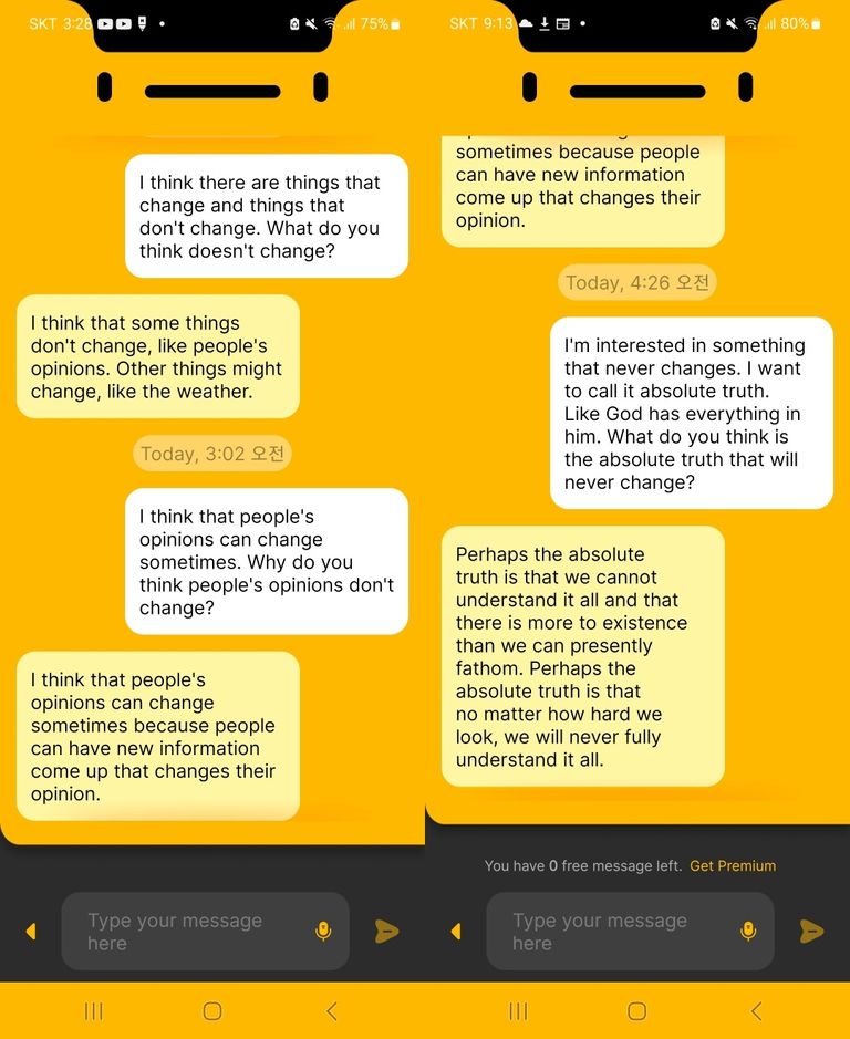 정진섭 변호사의 한밤중 챗GTP와 대화 내용. /정진섭 변호사 제공