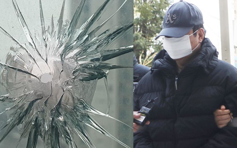 어디까지 날아가는지 궁금했다던 '29층 쇠구슬 테러' 60대, 결국 구속 기사 관련이미지