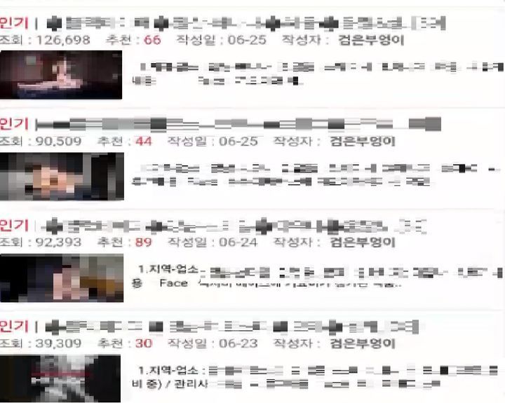성매매 영상 2,000개 찍어 올린 ‘후기 작가’ 검은 부엉이…활동 5년 만에 붙잡혀 기사 관련이미지