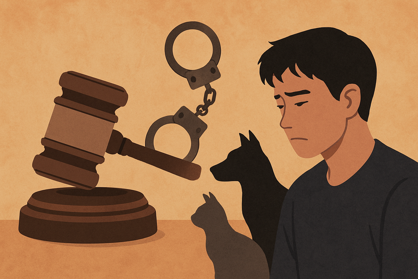 강아지 때리고 고양이 죽게 한 주인… 벌금 200만 원 기사 관련이미지