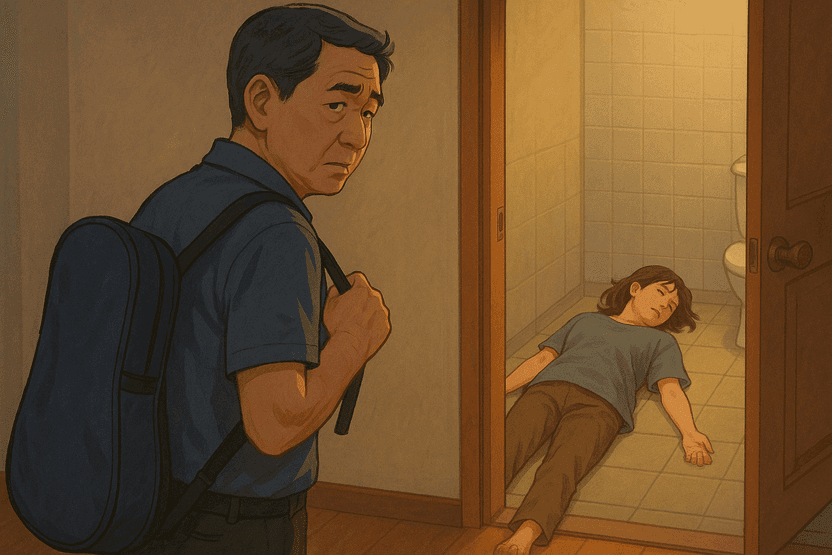 피 흘리는 아내 방치하고 테니스장 간 남편... '유기죄'만 인정받아 집행유예 기사 관련이미지