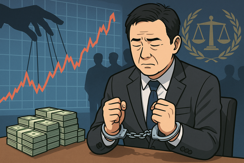 이승기 장인 등 13명, 140억 주가조작 혐의로 재판행... '허위정보로 주가 띄워' 기사 관련이미지