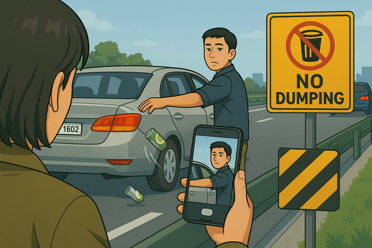 카톡으로 신고하면 즉시 1만원…서울 전용도로 쓰레기 포상제 기사 관련이미지