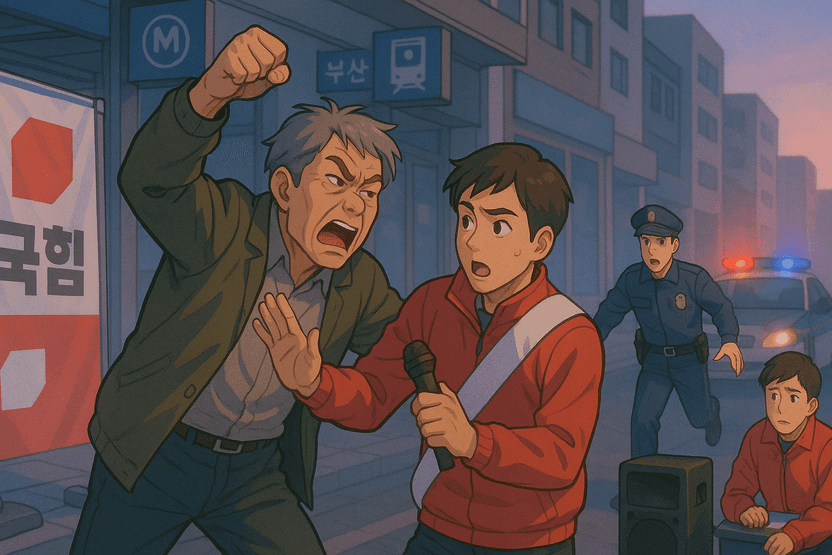 "시끄럽다" 취중 분노에 선거운동원 폭행한 60대, 결국 구속 기사 관련이미지