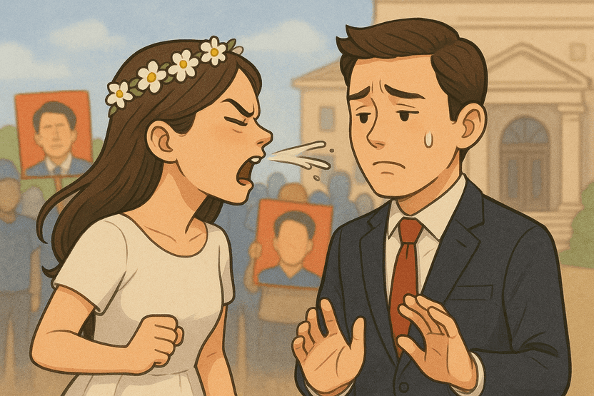 지지하는 정치인 욕했다고 침 뱉은 여친... 혼인취소 가능할까? 기사 관련이미지