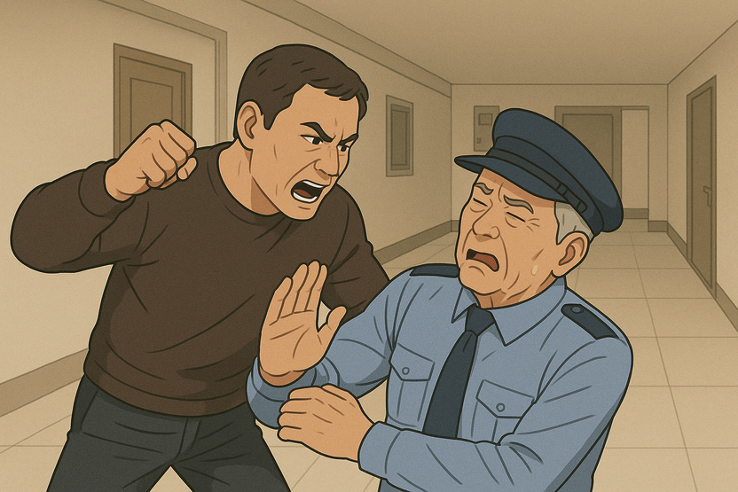 "왜 간섭하냐" 분노한 입주민, 경비원 치아까지 부러뜨려 기사 관련이미지