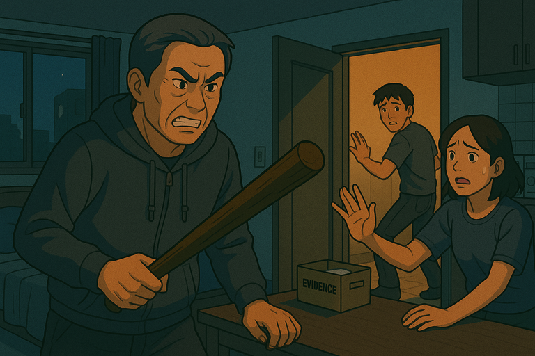 여자친구 전 남편이 흉기 들고 다가오자, 도망쳐버린 남친 기사 관련이미지