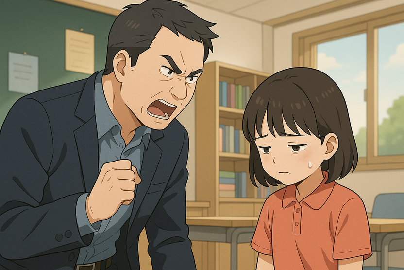 "학원 그만둔다" 통보에 분노한 원장, 7세 아동 협박하고 때리는 시늉까지 기사 관련이미지