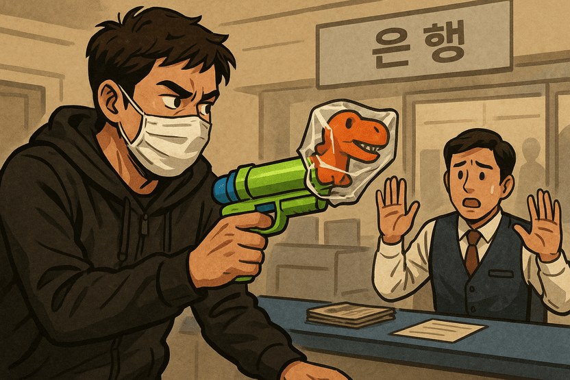 아들 장난감 물총으로 은행 털려다... 생활고에 몰린 아버지의 '절박한 선택' 기사 관련이미지