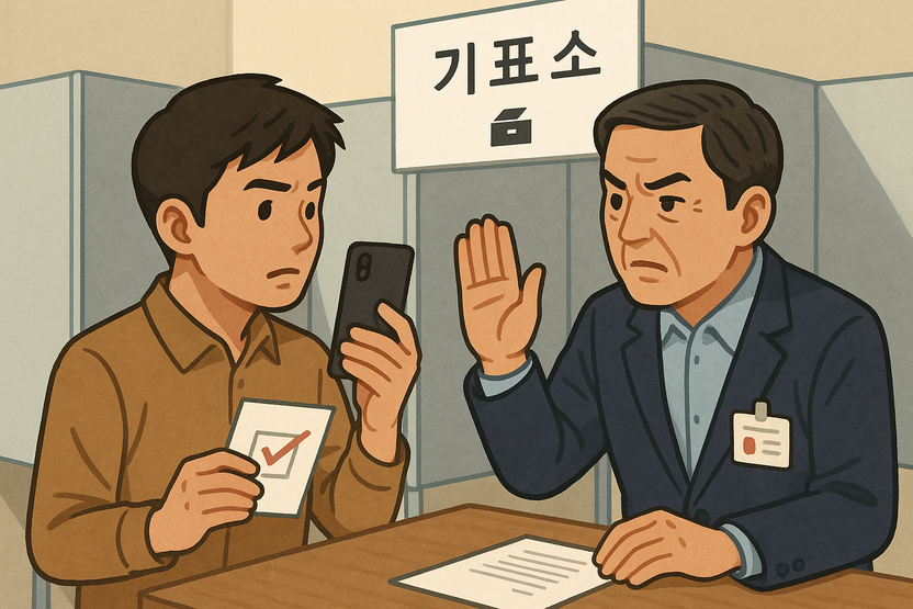 투표 인증샷 찍을 때 주의할 점… SNS 올리기 전 꼭 보세요 기사 관련이미지