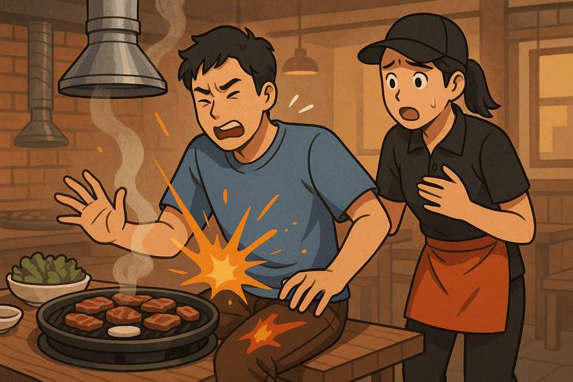 알바가 손님한테 화상 입히면, 사장이 100% 책임져야 할까? 기사 관련이미지